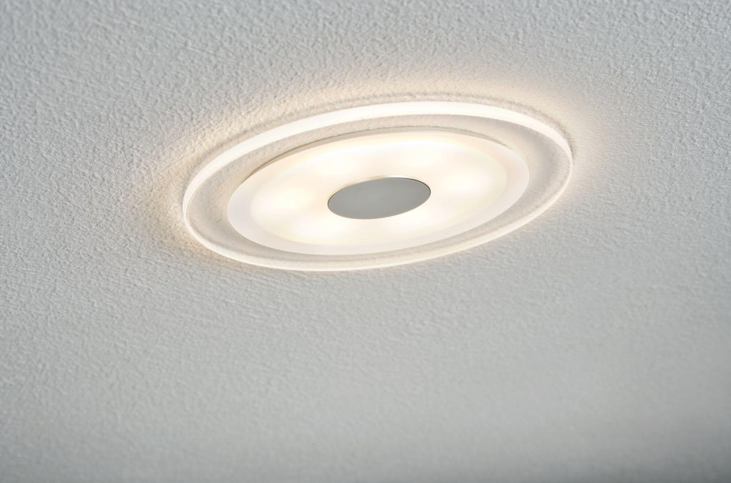 Paulmann Premium EBL Set Whirl rund dimmbar LED 3x6,7W 18VA 350mA 150mm Alu g./Satin Alu/Acryl