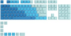 Glorious Gaming 115x GPBT-Keycaps - Cherry-Profil, äußerst widerstandsfähiger PBT-Kunststoff, optisch EIN Blickfang, überragende Akustik, Originalschrift, Deutsch Layout - Ocean
