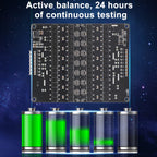 Annadue 12S Bis 16S Akku Aktiver Equalizer, Lifepo4 Lithium Lipo Akku Energie Aktiver Equalizer, 1,8V Bis 4,5V 0 Bis 5,5A Equalizer Lifepo4 Li Ion Lithium Lipo Board mit Kabel für LTO LPO LFP NCM