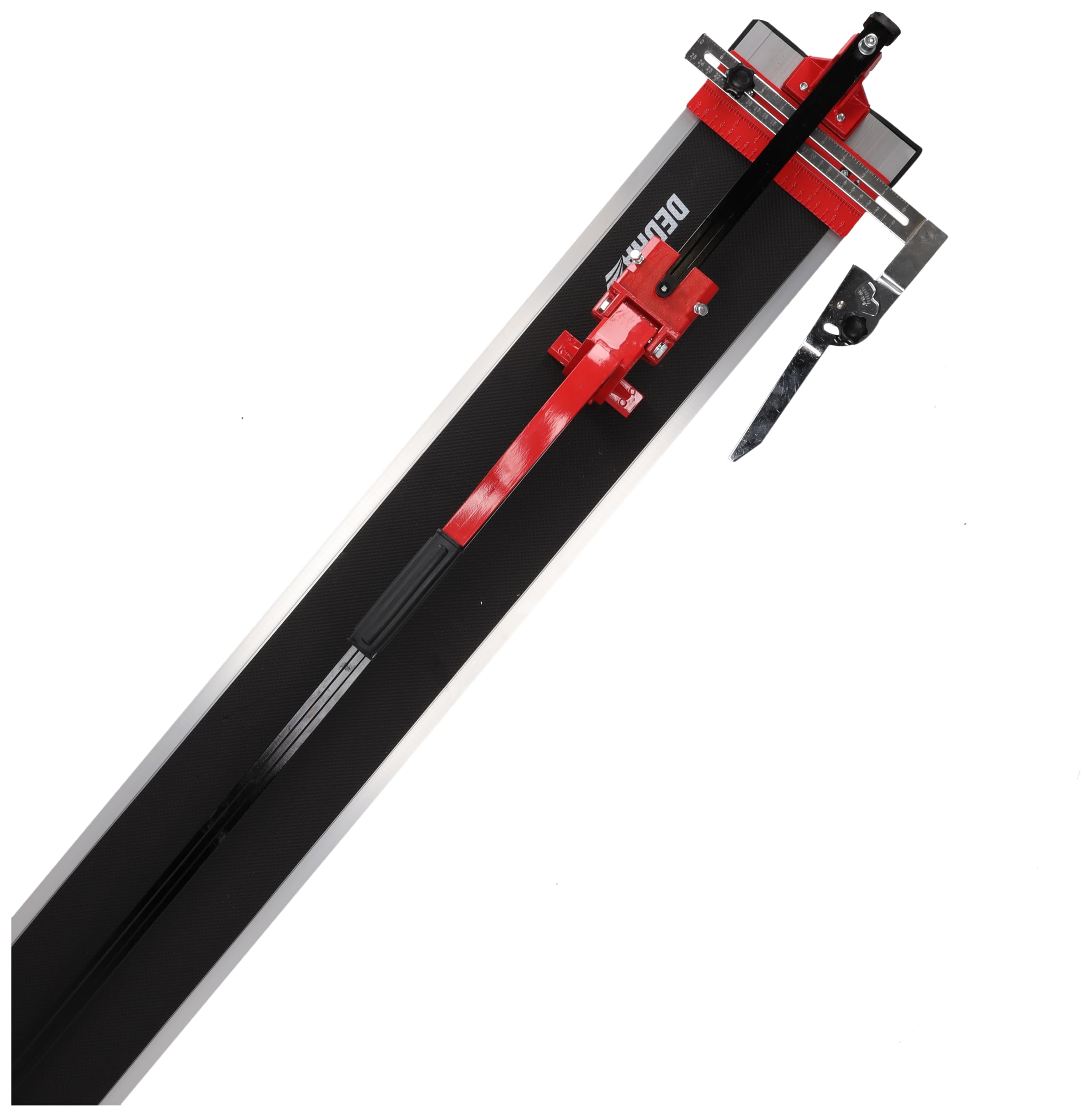 DEDRA Fliesenschneider, manuelle Fliesenschneidmaschine, 1200 mm, 120 cm, mit Kugellager, Führungsschiene mit „X“-Profil, Aluminium-Chassis, mit gummierter Arbeitsplatte (Maximale Schnittlänge 1200mm)