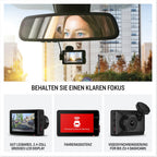Garmin Dash Cam X310 - Premium Dash Cam mit 4K-Aufläsung, 140° Blickwinkel, 2,4 Zoll LCD Display, Garmin Clarity Polfilter und automatischer Unfallerkennung