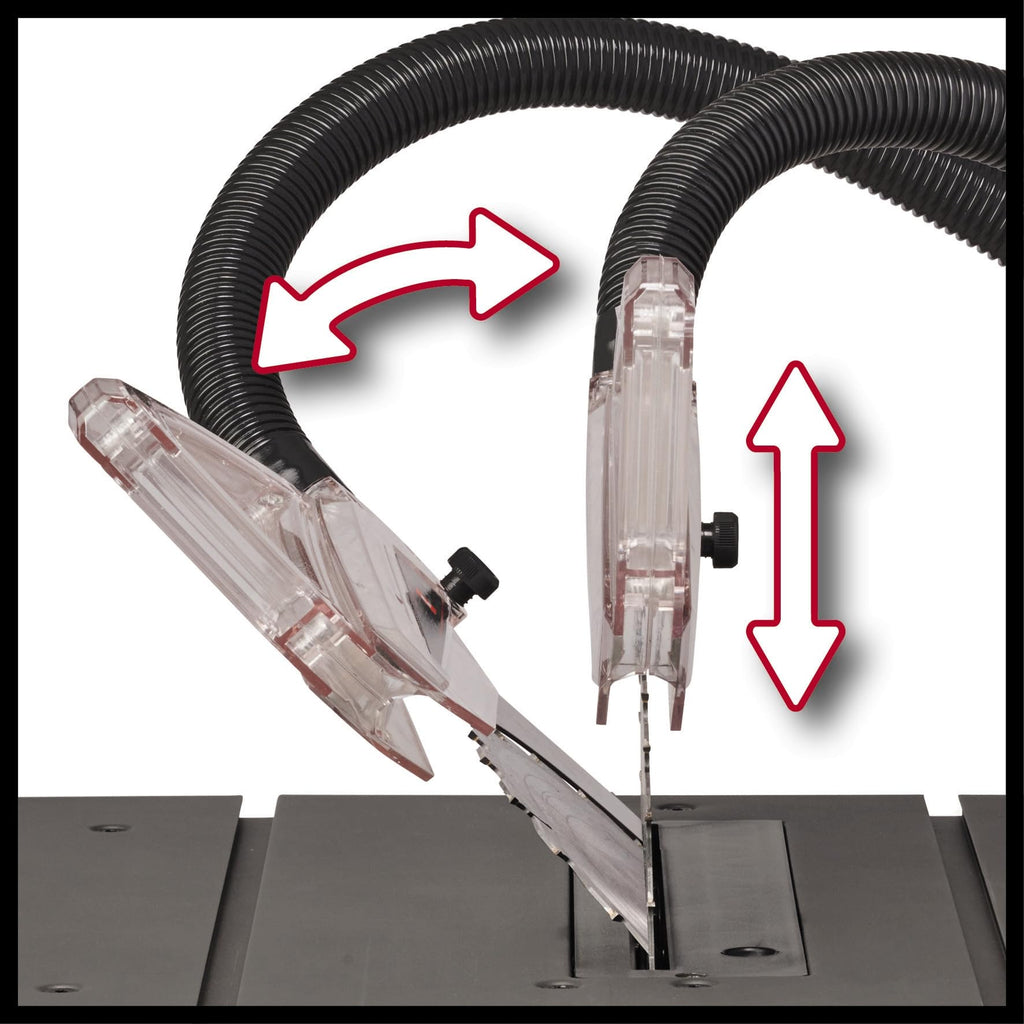 Einhell Tischkreissäge TC-TS 2025/2 U (2.000 Watt, 85 mm Schnitthöhe, Ø 250 mm Sägeblatt, Tischverbreiterung, Winkelanschlag, Parallelanschlag, Sägeblattneigung)