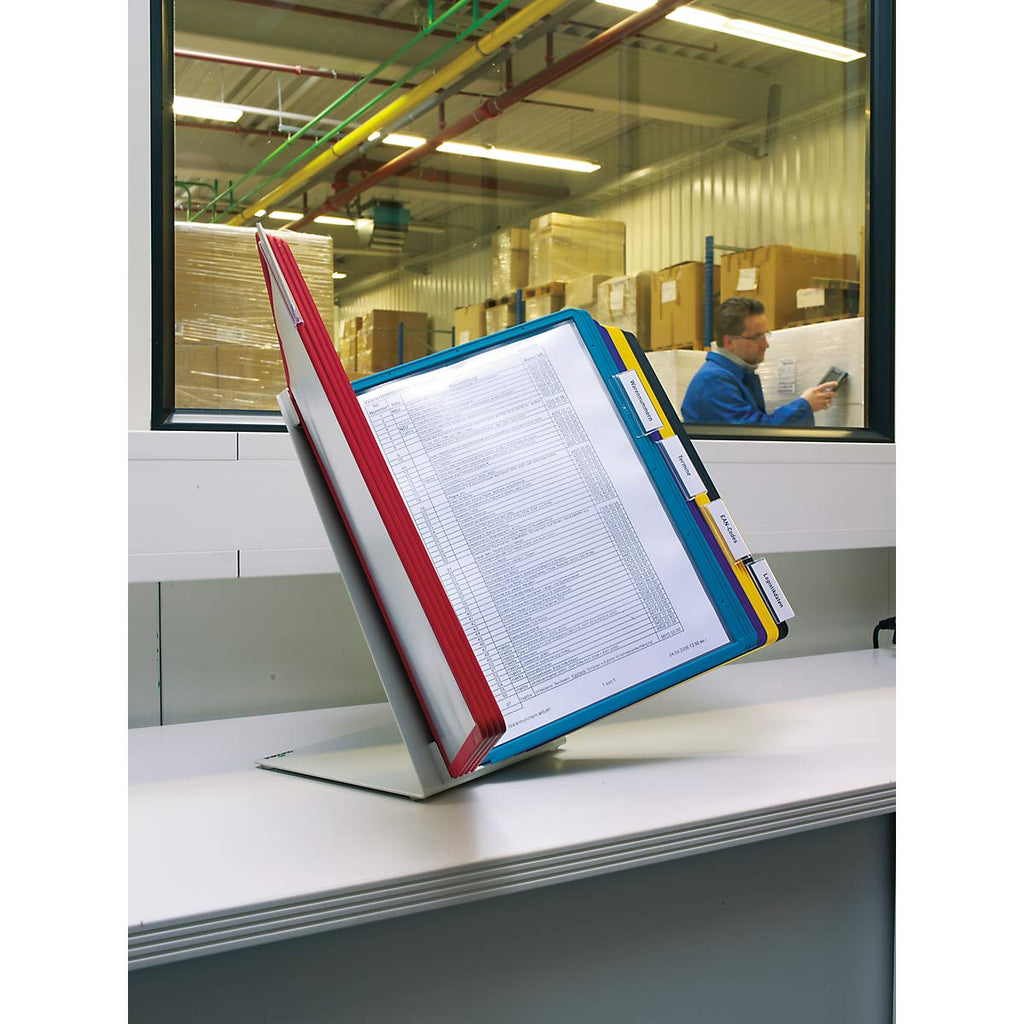 Durable Tisch-Sichttafelsystem (Vario Table 20, mit 20 Sichttafeln) mehrfarbig, 569900