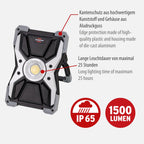 Brennenstuhl Mobiler LED Akku Strahler RUFUS 1500 MA, 1500lm, IP65-1173100100