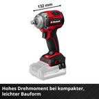 Einhell Professional Akku-Schlagschrauber TP-CW 18/350-C Li BL-Solo Power X-Change (18 V, 350 Nm Drehmoment, 600 Nm Lösemoment, Brushless, Außenvierkant-Aufnahme, ohne Akku)