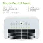 Comfee Luftentfeuchter 16L/24h,Raumgröße ca.80m³(32m²),APP-fähig,Smart modu,Timer 24H,Wassertank 3L,Gegen Feuchtigkeit, MDDF-16DEN7-WF