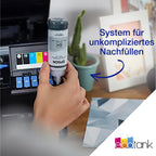 Epson EcoTank ET-8550 Fotodrucker für kreative Enthusiasten, ultrakomfortables A3+-Format, 6-Farb-Tinten, 5-Wege-Medienmanagement, Wi-Fi Direct und Ethernet, Touchscreen
