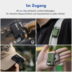 WUBEN G5 LED Taschenlampe Aufladbar - RGB Mini Schlüsselanhänger 400 Lumen, EDC Multifunktional Magnetische USB, 6 Modi Flashlight Wasserdicht für Camping Outdoor