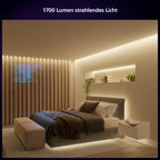 Philips Hue Indoor 3m Smart LED Solo Lightstrip Basis-Set, 1er-Pack, indirekte Beleuchtung mit der Hue App steuerbar, LED Streifen funktioniert mit Alexa, Google Assistant und Apple HomeKit