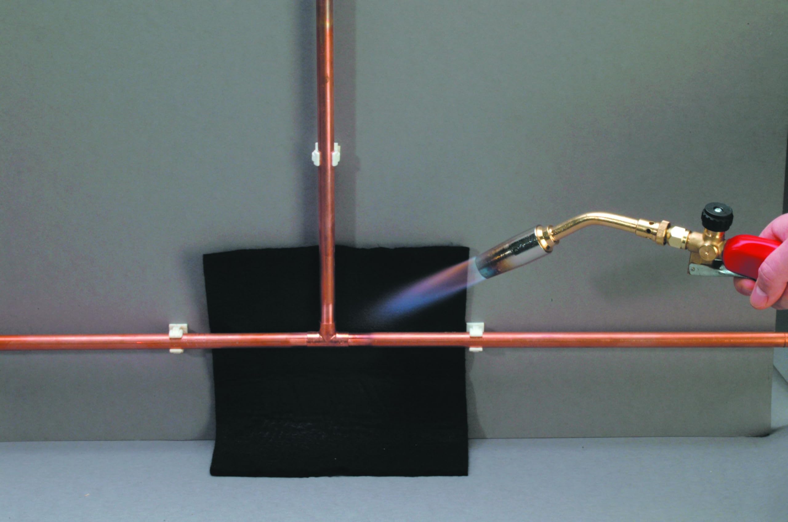 ROTHENBERGER Industrial 5teiliges Hochleistungs-Turbo-Lötbrenner Set inkl. 2 m Propan-Gasschlauch & Zubehör | Lötbrenner | Brenner | 800°C Arbeitstemperatur | Weichlöten | Hartlöten 030950E