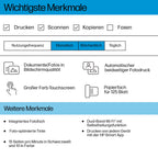 HP Envy Inspire 7220e Multifunktionsdrucker, Tintenstrahldrucker, 6 Monate gratis drucken Instant Ink inklusive, Drucken, Scannen, Kopieren, Fotodruck, DIN A4, WLAN, Airprint