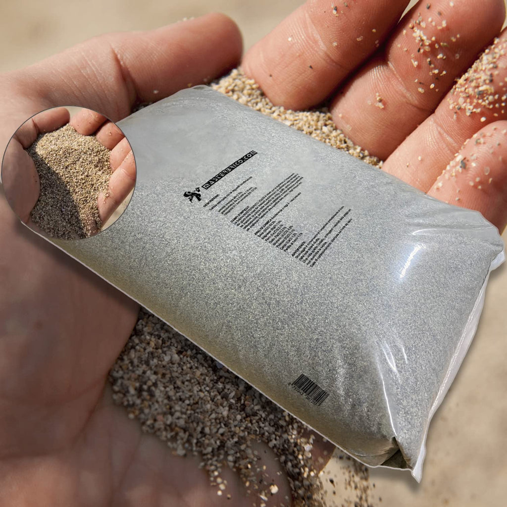 Sand für Sandstrahler, Sandstrahler, Vaga, 0,3 – 1,00 mm, 25 kg Säcke zum Sandstrahlen von Holz, Eisen, Wespen
