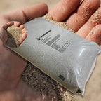 Sand für Sandstrahler, Sandstrahler, Vaga, 0,3 – 1,00 mm, 25 kg Säcke zum Sandstrahlen von Holz, Eisen, Wespen