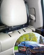 KALLAK Auto-Kopfstützenhalterung für Tragbare DVD-Player mit Zwei Bildschirmen, 2 Halterungen für WONNIE/NAVISKAUTO/Sylvania Doppelbildschirm-DVD-Playern, Winkelverstellbare Kopfstütze
