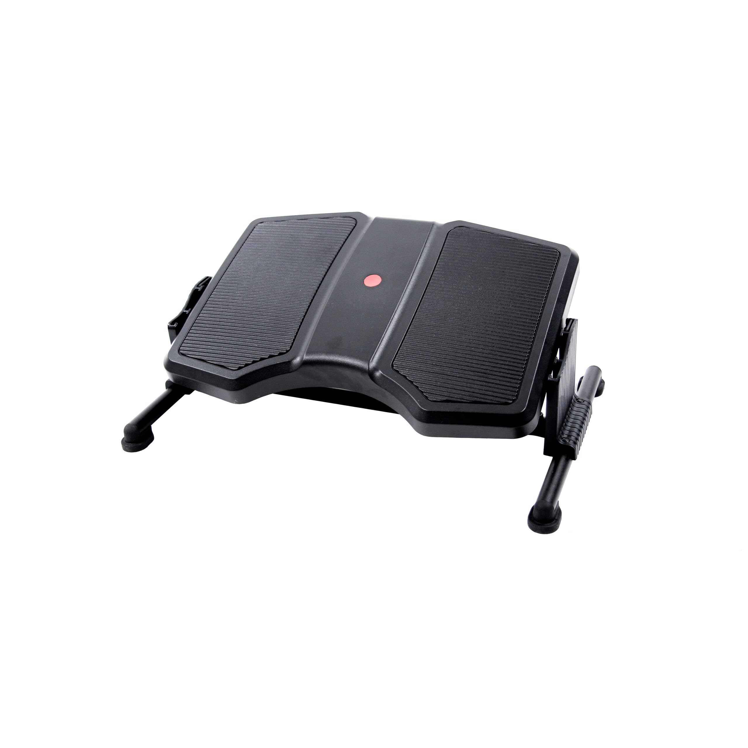 hjh OFFICE 830012 Fußstütze Büro PODI II ergonomische Fußablage höhenverstellbar & neigbar, Fußtritt rutschfest
