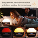 Lumie Bodyclock Luxe 750DAB - Lichtwecker, DAB-Radio, Bluetooth Lautsprecher & Wenig Blaulicht für Schlafenszeit