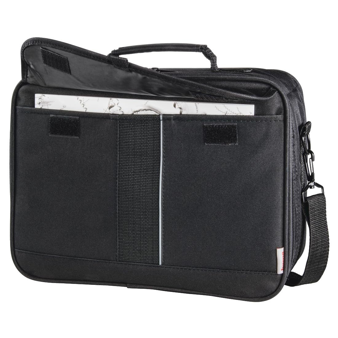 Hama Sportsline Beamertasche groß (Projektor Tasche Größe L, 27 x 39 x 15 cm für Acer, BenQ, Epson, LG, Optoma Beamer) Schwarz