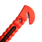Heldenwerk® Notfallhammer fürs Auto [2er Set] - Nothammer mit Gurtschneider & gehärteten Spitzen - Notfall Hammer, Sicherheitshammer mit Gurtmesser