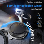 Moeila Vakuum Handyhalterung Auto für Magsafe Autohalterung [mit 78+LBS stärkste Saugkraft & 2400gf stärkster Magnet], 360° Drehbare Handyhalterung Magnet, KFZ Autohalterung für Alle Handys, Schwarz.