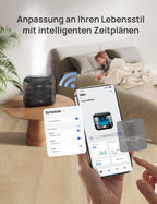 Dreo Smart Luftbefeuchter für Schlafzimmer, oben befüllbarer 4L Supergroßer Kühler Nebel Humidifier mit Öl Diffusor und Nachtlicht, 36 Stunden Laufzeit, leiser Ultraschall Luftbefeuchter Zuhause
