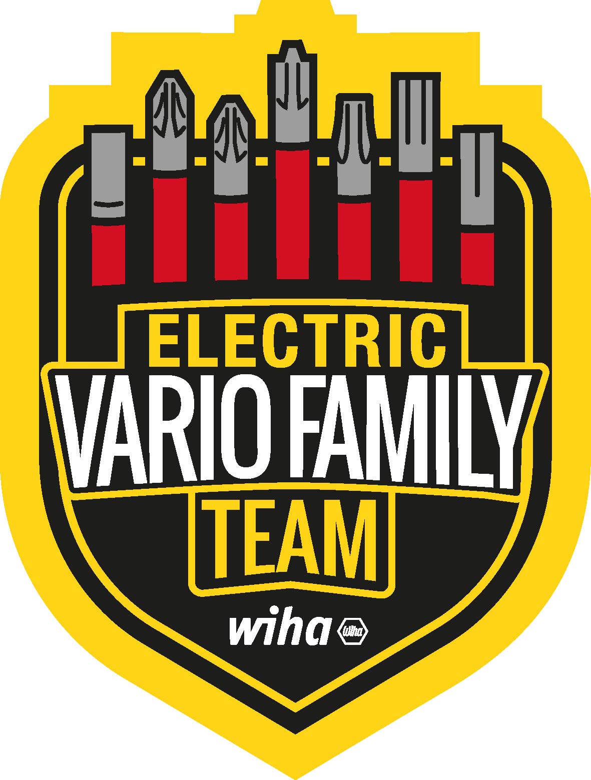 Wiha Juego de adaptadores de par de apriete easyTorque electric 2,8 Nm con soporte slimVario® y slimBits SL/PZ, de 4 unid. (41478)