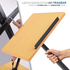Pyle Stehpult Höhenverstellbar – Mobiler Laptopständer & Stehtisch für Büro, Bühne oder Präsentationen – Ergonomisch, Universal & Leicht