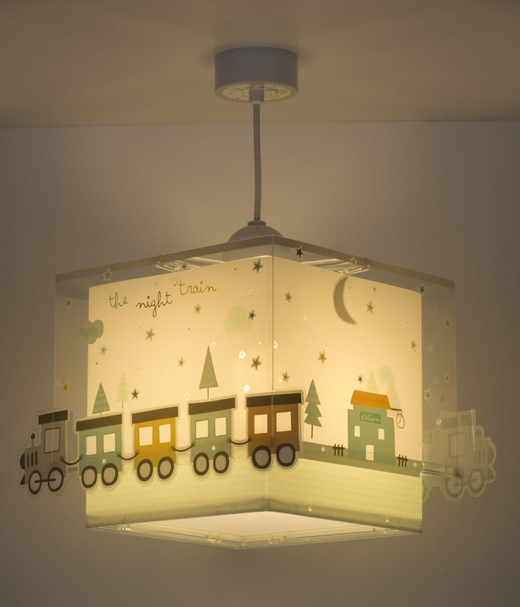 Dalber kinderlampe Pendelleuchte Hängelampe Zug Farben trainieren The Night Train Bunt