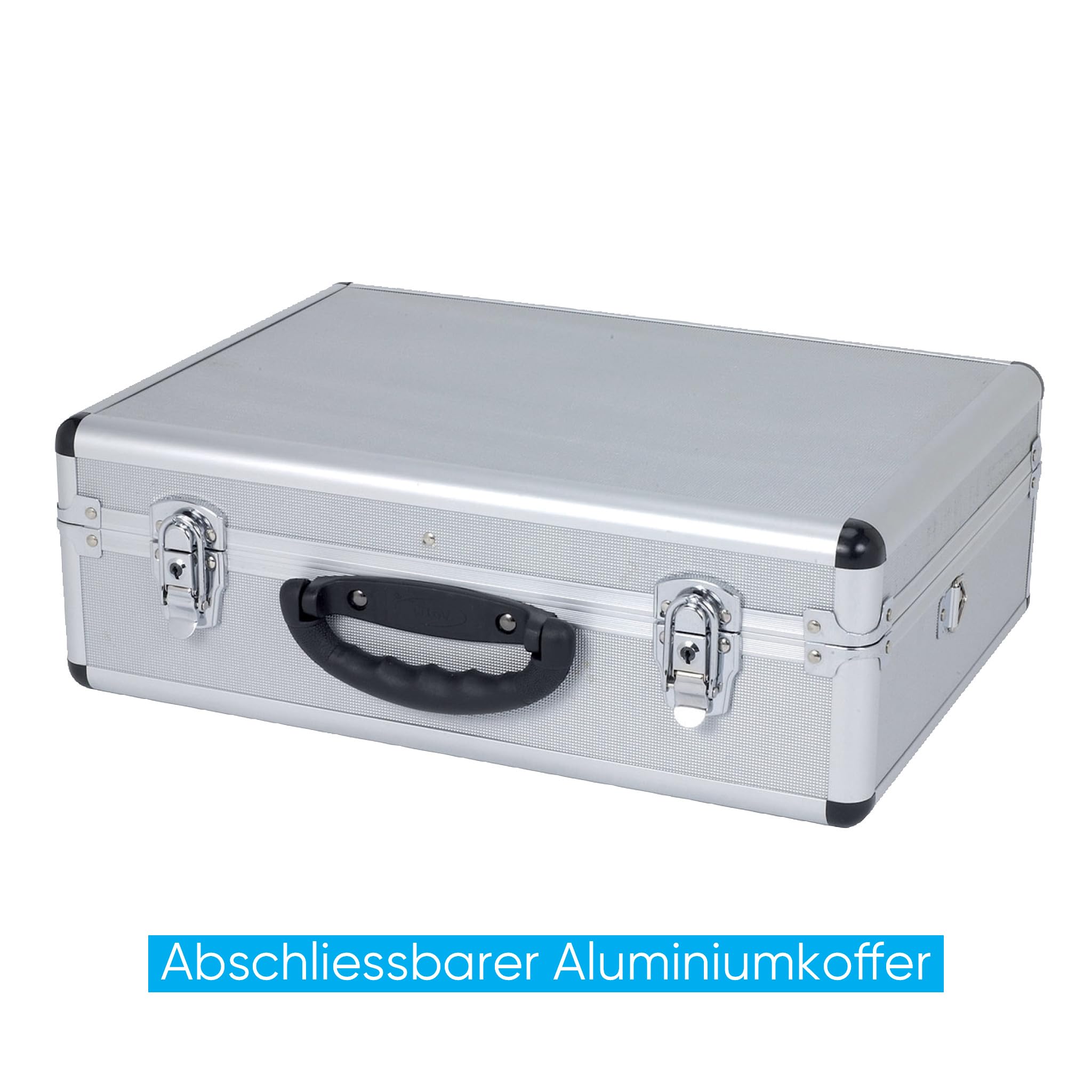 FRANKEN Moderationskoffer Profi, Moderatorenkoffer mit Inhalt, Über 2.500 Teile für Schulungen und Meetings, Mit Griff und Schultergurt, Aluminium, UMK
