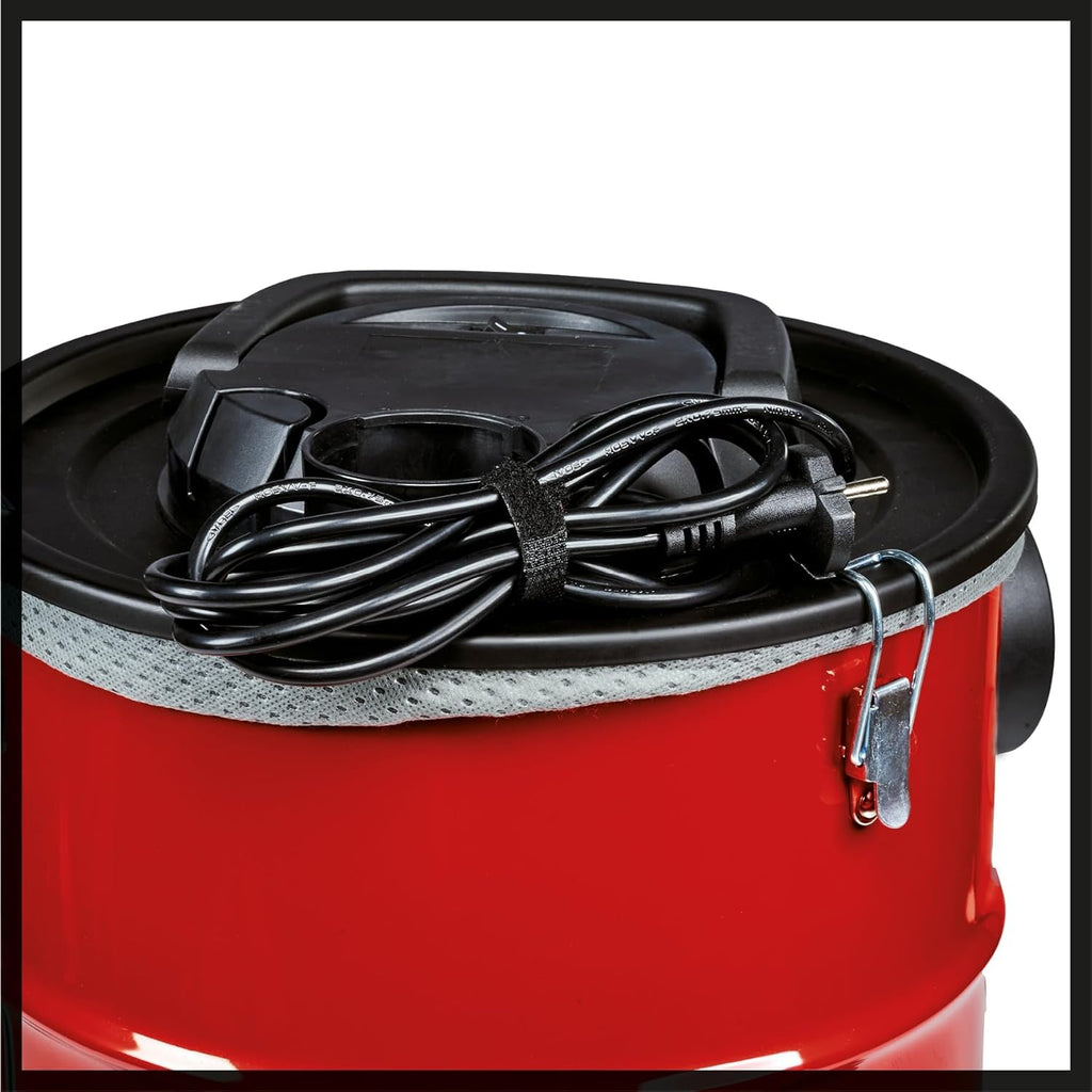 Einhell Aschesauger TC-AV 1718 D (1.200 Watt, Saugleistung 170 mbar, 18 l Weißblech-Auffangbehälter m. Schnellverschlüssen, Feinstaubvorfilter, Filterkartusche)