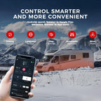 8KW Diesel Standheizung,12/24V/230V dieselheizung mit Ausdehnbare Basis, Bluetooth-APP & AC-DC Adapter, Auto Start -Stopp, Lüftungsfunktion & Inneres Zirkulationssystem, Diesel Heizung für Wohnmobil