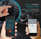 BESIGN BK01 Bluetooth 4.1 Freisprecheinrichtung, Freisprechanlage, Bluetooth Empfänger für KFZ Auto Lautsprechersystem mit 3.5 mm Klinke, Magnetic Base, Ground Loop Noise Isolator/Entstörfilter