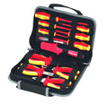 Projahn 8687 Werkzeugmappe PROFICRAFT VDE 1/4"; Hochwertige Stofftragetasche inkl. VDE Werkzeug; Ergonomisches Design, Geprüfte Elektrowerkzeuge im Set; für den professionellen Einsatz; 12-tlg.