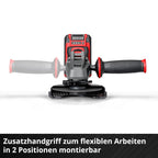 Einhell Professional Akku-Winkelschleifer AXXIO 18/125 Q Li-Solo Power X-Change (18 V, 700 W, 125 mm Scheiben-Ø, 33 mm Schnitttiefe, Brushless, Quick-Fix-Nut, ohne Trennscheibe, ohne Akku)