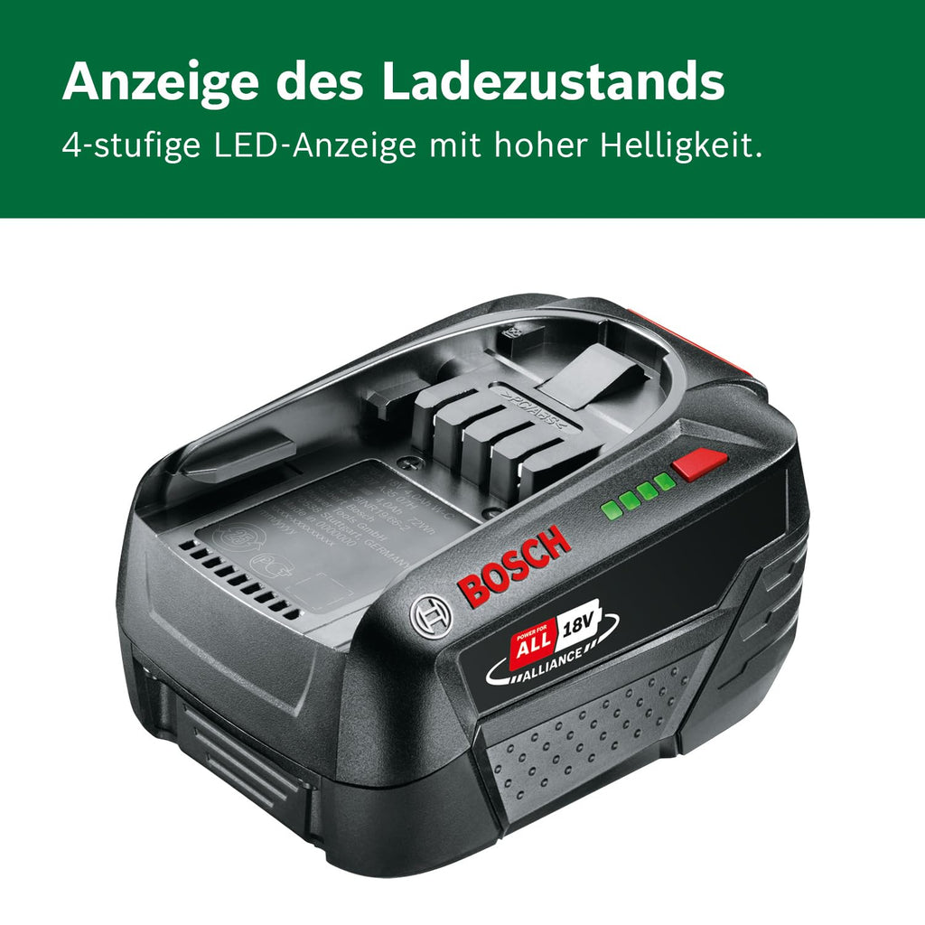 Bosch Akku Pack PBA 18V 6,0Ah W-C (18 Volt System, 6,0Ah Akku, im Karton)