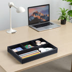 KINGFOM™ Leder Stiftablagen (Schwarz)