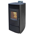NEMAXX® P9 Pelletofen 11 kW bis 220m³ – Elektrokamin mit ECO-Modus,Wi-Fi Ready,Wochen-Timer & Überhitzungsthermostat für effizientes Heizen – Schwarz
