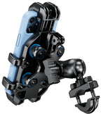 BRCOVAN Motorrad Handyhalterung mit Vibrationsdämpfer, Anti-Shake Handy Motorradhalterung, Verstellbar Lenker Handyhalter für Motorrad, Fahrrad, Roller, ATV, für 5,4 Zoll - 7,2 Zoll Smartphones