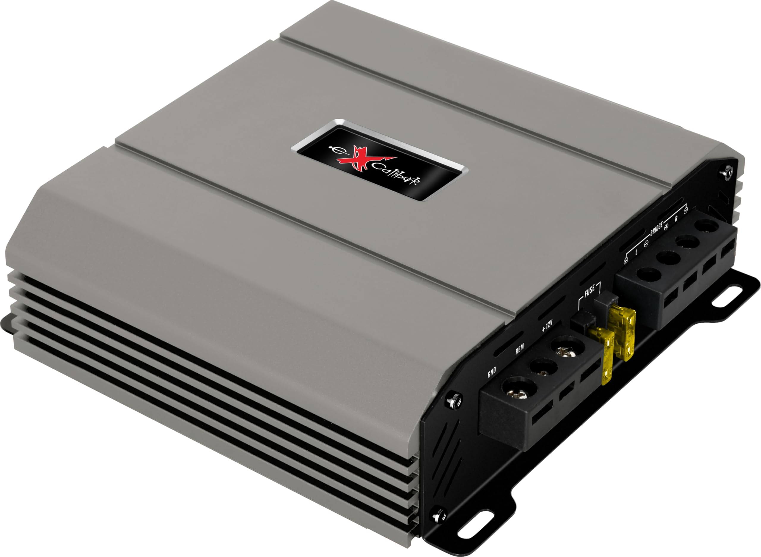 Excalibur X275.2 Auto Verstärker HiFi Stereo 2 Kanal 1300 Watt- Kfz Mini Verstärker Mit 2 x 650 Watt Endstufe Auto, Bass-Boost 12 dB, Variable Frequenzweiche, Remote Anschluss, Subwoofer Bridge Modus