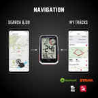 SIGMA ROX 4.0 Black | Fahrradcomputer kabellos GPS & Navigation inkl. Halterung | Outdoor GPS Navigation mit Höhenmessung