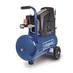 Scheppach Kompressor HC25o (1100W, 24 L,8 bar, Ansaugleistung 165 l/min, Druckminderer, ölfrei) - inkl. 13-teiligem Druckluft-Werkzeug-Set + 5 m Spiralschlauch
