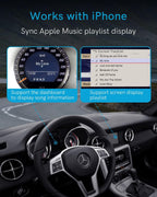 CHOOCL Bluetooth-Auto-Adapter für 2008–2012 Mercedes-Benz mit AMI-Anschluss, Bluetooth Receiver mit aptX-HD-Sound und AMI-Kabel