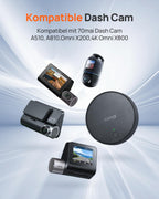 70mai 4G Hardwire Kit UP04 für Dash Cam 4K Omni, T800, A510, A810, 24 Stunden Smart Park Überwachung, Echtzeitig Überwachung, Sofortige App Warnung, GPS-Auto-Ortungsgerät