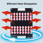 Annadue 12S Bis 16S Akku Aktiver Equalizer, Lifepo4 Lithium Lipo Akku Energie Aktiver Equalizer, 1,8V Bis 4,5V 0 Bis 5,5A Equalizer Lifepo4 Li Ion Lithium Lipo Board mit Kabel für LTO LPO LFP NCM