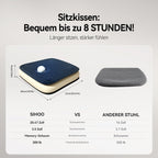 SIHOO M102C Bürostuhl Ergonomisch Schreibtischstuhl, Drehstuhl mit 3D-Armlehnen, Hohe Rückenlehne Lendenwirbelstütze Nach Oben und Unten, Höhenverstellung und Wippfunktion Schwarz