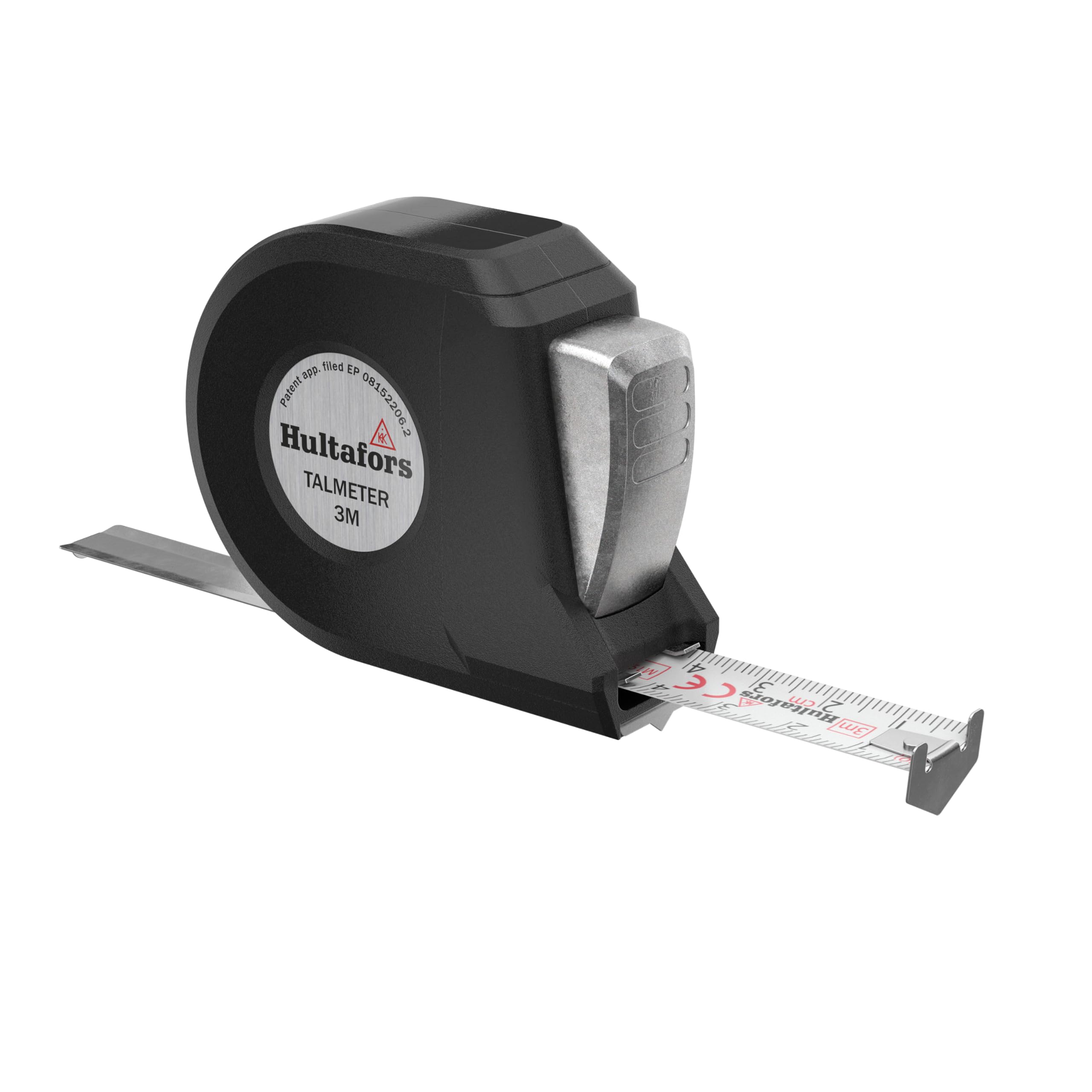 Talmeter Bandmaß 3 Meter I Hultafors I 7-in-1 Massband mit patentierter Zusatzfunktion für Innen- und Aussenmessungen I Genauigkeitsklasse II I Made in EU I 359203