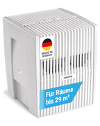 Venta Luftbefeuchter LW15 Classic Original, sehr leise 20 dB(A), energieeffizient 2 Watt, hygienische Kaltverdunstung ohne Filter, 5 l-Tank, bis 29 m², mit Duftfunktion
