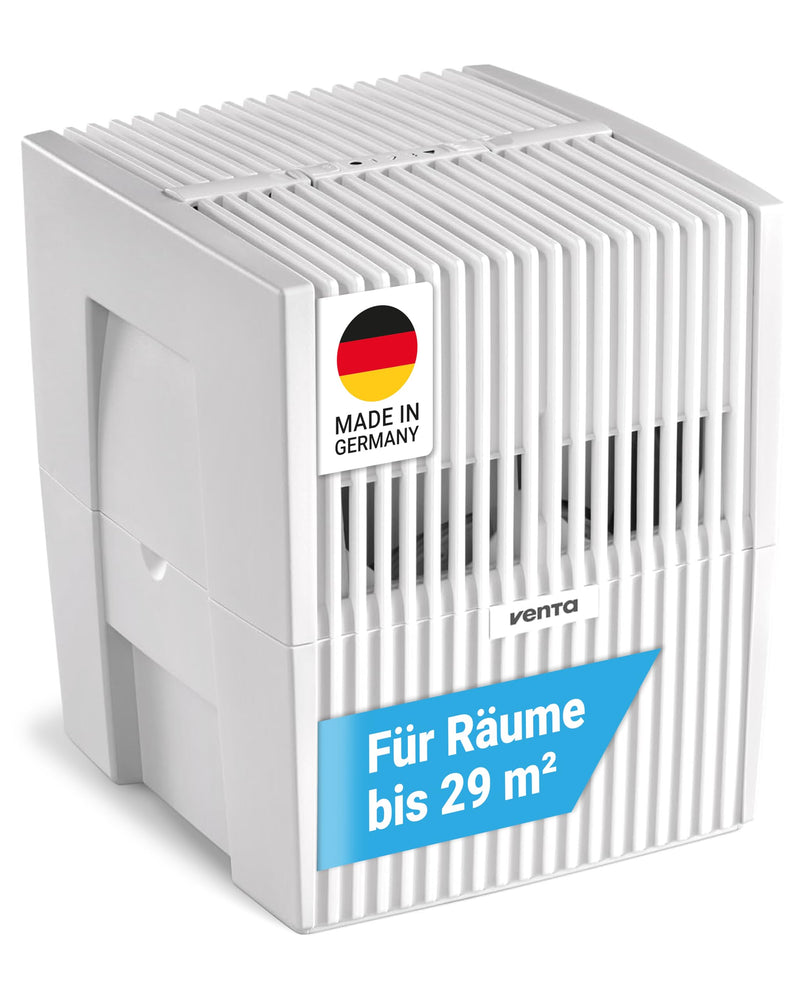 Venta Luftbefeuchter LW15 Classic Original, sehr leise 20 dB(A), energieeffizient 2 Watt, hygienische Kaltverdunstung ohne Filter, 5 l-Tank, bis 29 m², mit Duftfunktion