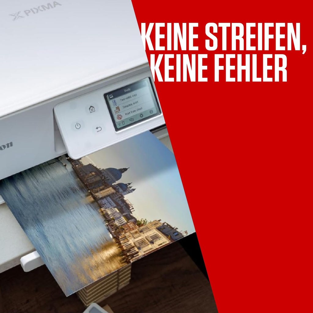 Canon Tinte & Papier Multipack - PG-545/CL-546 Original Drucker Tintenpatronen 2er-Pack (1 x Schwarz, 1 x Farbe druckerpatronen) & 4x6 Fotopapier (50 x Blatt) Für PIXMA TS3350, TS4550, TS3450, TS3150