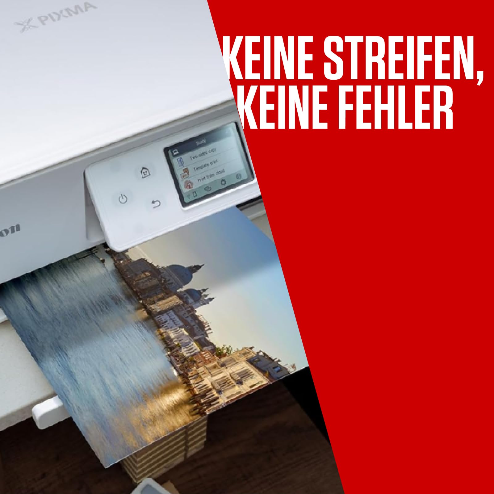 Canon Tinte & Papier Multipack - PG-540/CL-541 Original Drucker Tintenpatronen 2er-Pack (1 x Schwarz, 1 x Farbe druckerpatronen) & 4x6 Fotopapier (50 x Blatt) Für PIXMA TS5150, TS5151, MG3650s, MG4250