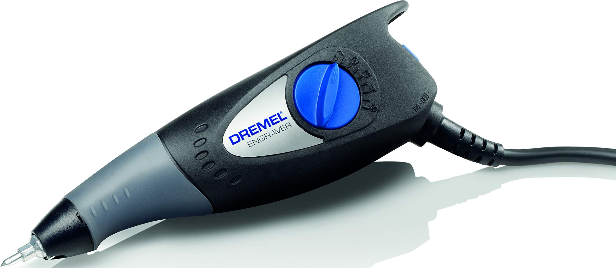 Dremel 290 Multifunktions Gravurgerät, 35 Watt, Multifunktionswerkzeug Set mit 2 Zubehören zum Gravieren in Holz, Glas Keramik, Metall, Kunststoff, Holz und Leder